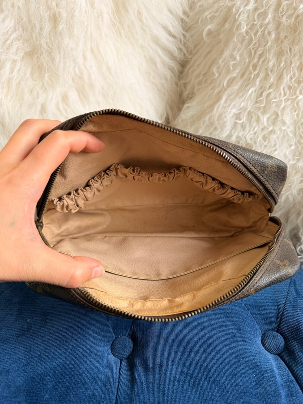 Louis Vuitton Monogram Canvas Toiletry Pouch in Brown - Picture 5 of 5